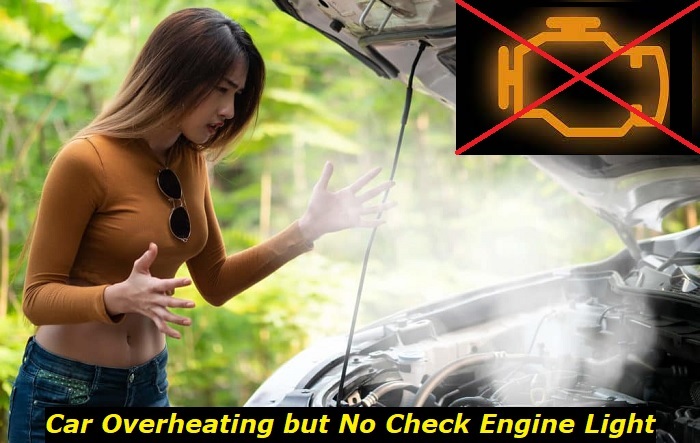 car overheating no check engine light